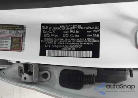 2021 Hyundai Elantra Sel из США, поврежденный, VIN 5NPLM4AG7MH021909